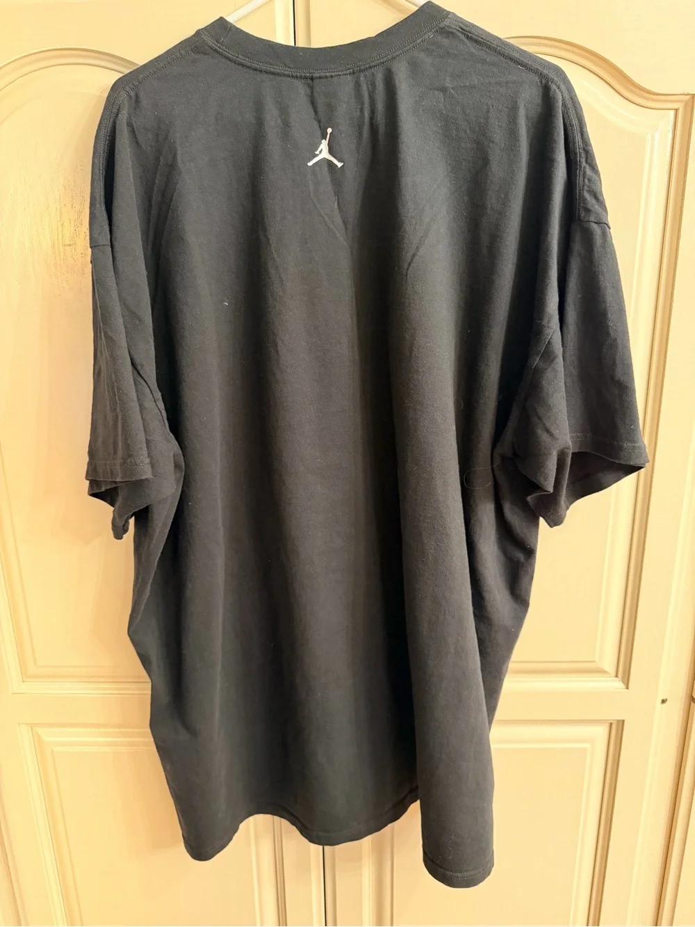 Jordan Men's Black Graphic T-Shirt with Sole Print